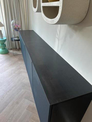 IKEA Besta bovenblad van blauw staal 240x42cm