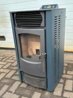 Pelletkachel Eldstad 9.4 kw keurige staat grijs/donkerblauw, Ophalen of Verzenden, Gebruikt, Overige brandstoffen, Pelletkachel
