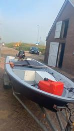Complete sloep + Suzuki 9.9 PK + trailer | Vaarklaar, Ophalen, Gebruikt, Minder dan 10 pk, Tot 6 meter