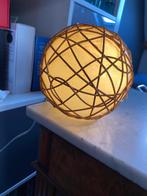 Sfeervolle lamp, Vintage, Huis en Inrichting, Lampen | Hanglampen, Ophalen, Gebruikt, Glas, Minder dan 50 cm
