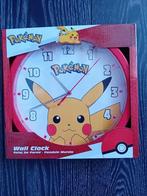 Pokemon Wandklok Pikachu - super gave klok, Ophalen of Verzenden, Nieuw, Analoog, Wandklok