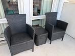 Tuinset 2 stoelen + tafel, Ophalen, Zo goed als nieuw
