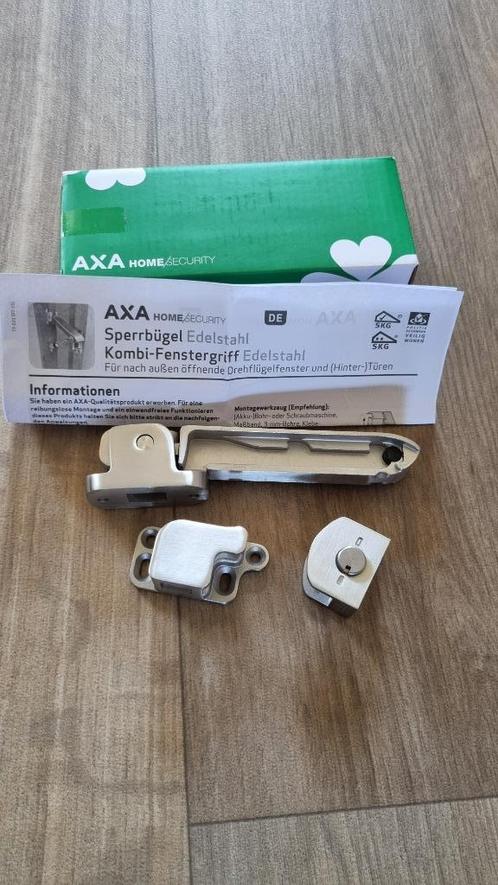 Axa combi raamsluiting Oyster, Doe-het-zelf en Verbouw, Hang- en Sluitwerk, Nieuw, Overige typen, Rvs, Ophalen of Verzenden