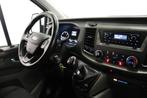 Ford Transit Custom 2.0 TDCI L2H2 Dubbel Cabine EURO 6 - Air, Auto's, Voorwielaandrijving, Gebruikt, 4 cilinders, Wit