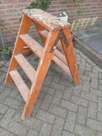 Trapje hout decoratief of nog goed te gebruiken, Doe-het-zelf en Verbouw, Ladders en Trappen, Ophalen, Gebruikt, Minder dan 2 meter