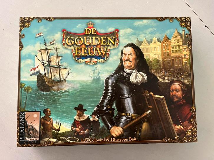 Bordspel De Gouden Eeuw - compleet, Hobby en Vrije tijd, Gezelschapsspellen | Bordspellen, Gebruikt, Drie of vier spelers, Ophalen of Verzenden