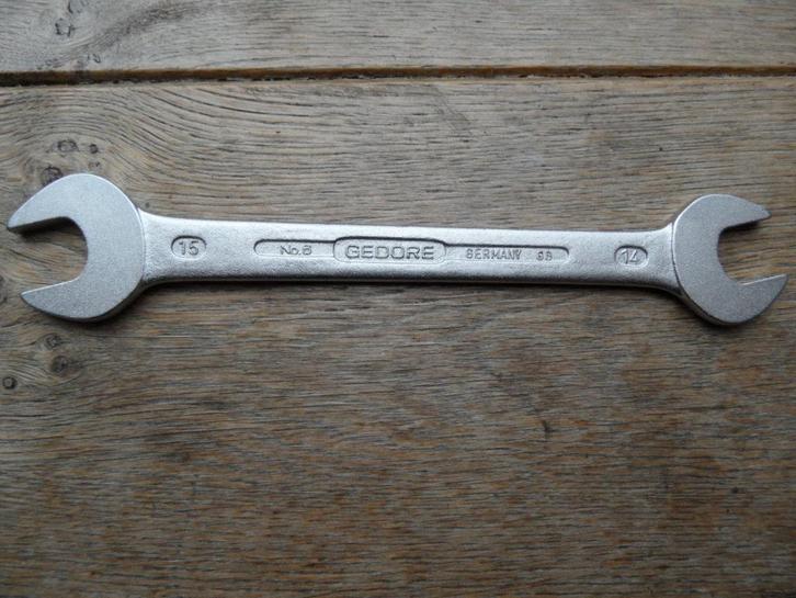 Gedore No 6 steeksleutel set 6 t/m 22 adv 2, Auto diversen, Autogereedschap, Zo goed als nieuw, Ophalen of Verzenden