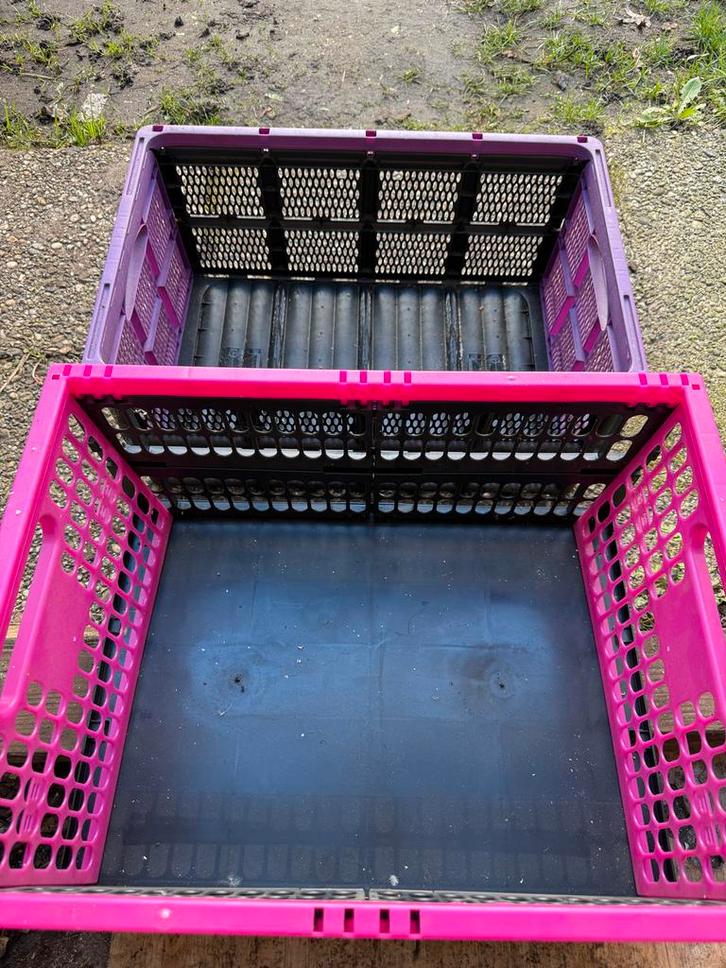 Boodschappen Kratjes - Set van 2, Doe-het-zelf en Verbouw, Kratten en Dozen, Gebruikt, Krat, Minder dan 50 cm, Minder dan 35 cm