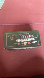 Poker set, Hobby en Vrije tijd, Gezelschapsspellen | Kaartspellen, Zo goed als nieuw, Ophalen