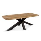 SenS-Line België Brighton tafel aluminium/teak 220x100 cm, Ophalen, Nieuw, Rechthoekig, Aluminium
