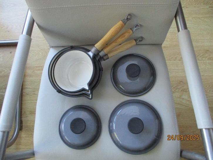 COOKS - gietijzer - steelpan - design, Huis en Inrichting, Keuken | Potten en Pannen, Zo goed als nieuw, Koekenpan of Braadpan
