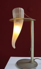 Vintage schemerlamp van Tarallo, Huis en Inrichting, Lampen | Tafellampen, Gebruikt, 50 tot 75 cm, Glas, Ophalen