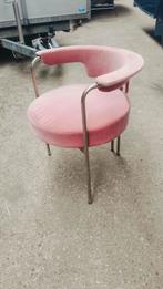 Unieke vintage eetkamer stoelen rond. Bouhaus style., Huis en Inrichting, Stoelen, Ophalen, Gebruikt, Stof, Vijf, Zes of meer stoelen