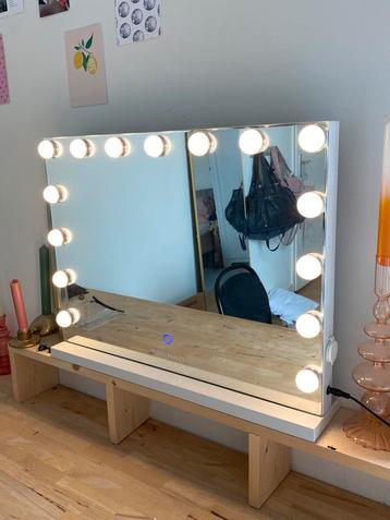 Hollywood / make-up spiegel + stellage ! perfecte staat