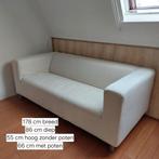 IKEA Klippan zitbank met een beige stoffen hoes, Huis en Inrichting, Banken | Sofa's en Chaises Longues, 150 tot 200 cm, Gebruikt