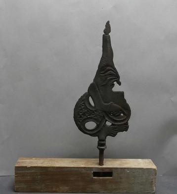 Semar op standaard DV6 Wayang Keris Tombak Kunst Indonesie beschikbaar voor biedingen