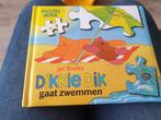 Jet Boeke - Dikkie Dik gaat zwemmen puzzelboek, Prentenboek, Ophalen of Verzenden, Zo goed als nieuw, Jet Boeke