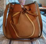 +Delvaux Vintage Crossbodytas van bruin leer, Sieraden, Tassen en Uiterlijk, Tassen | Damestassen, Ophalen, Gebruikt, Bruin, Handtas