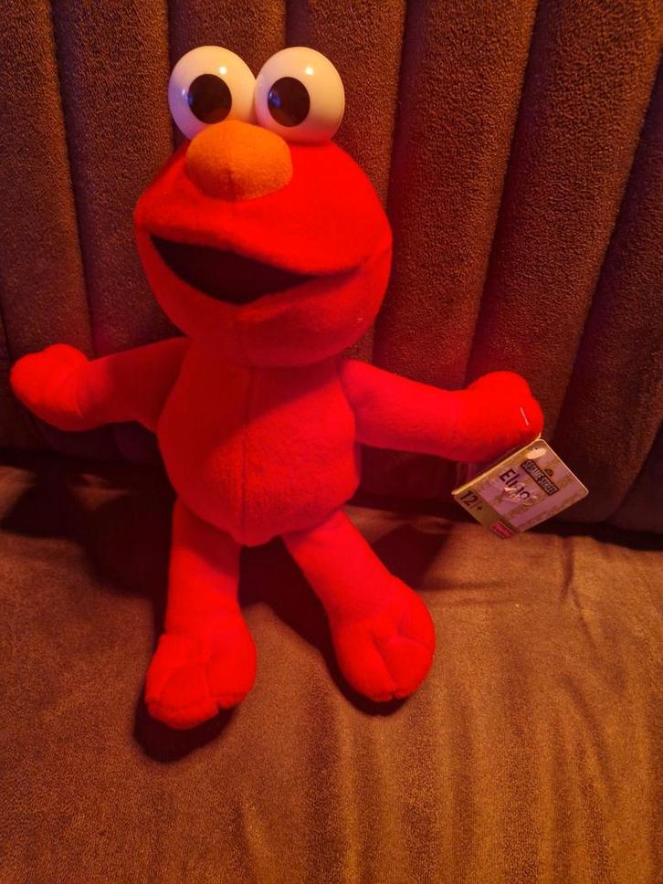 Elmo Knuffel - Sesamstraat, Kinderen en Baby's, Speelgoed | Knuffels en Pluche, Zo goed als nieuw, Overige typen, Ophalen of Verzenden