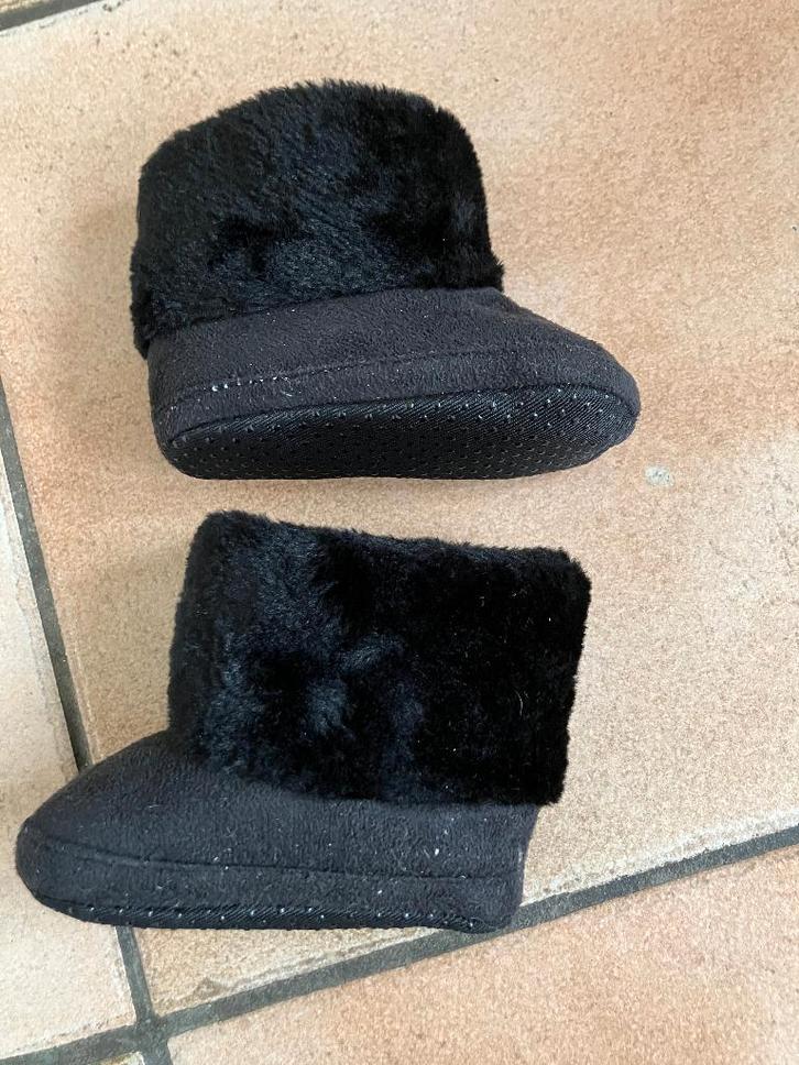 Lederen schoentjes met ritsje én super-zacht voering!, Kinderen en Baby's, Babykleding | Schoentjes en Sokjes, Zo goed als nieuw