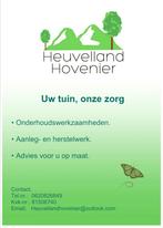 Heuvelland Hovenier>> Uw tuin, onze zorg.