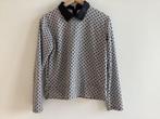 Aparte tricot blouse met leren kraagje maat 40, Kleding | Dames, Blouses en Tunieken, Ophalen of Verzenden, Gedragen, Maat 38/40 (M)