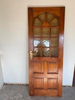 Authentieke binnendeur, Doe-het-zelf en Verbouw, Deuren en Horren, 80 tot 100 cm, Gebruikt, Hout, Ophalen