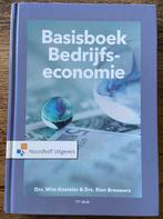 Drs. Wim Koetzier; Basisboek Bedrijfseconomie, Boeken, Studieboeken en Cursussen, Ophalen of Verzenden, Zo goed als nieuw, HBO