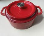 Sola gietijzeren geëmailleerde braadpan Doorsnee 20cm, Huis en Inrichting, Keuken | Potten en Pannen, Ophalen, Gebruikt, Gietijzer
