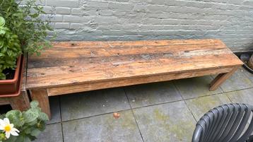 Teak bank voor binnen of buiten beschikbaar voor biedingen