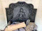 Périgourdins - Zeer fraaie antieke haardplaat 'Godin Diana', Ophalen of Verzenden, Gebruikt, Inbouwhaard, Houthaard