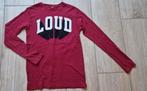 158/164 Zgan stoere longsleeve met tekst Loud, Ophalen of Verzenden, Zo goed als nieuw, Shirt of Longsleeve