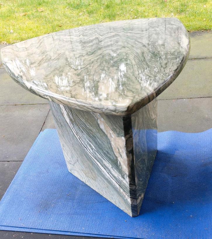 Vintage Roche Bobois Marmer Salontafel - 1970s, Huis en Inrichting, Tafels | Salontafels, Gebruikt, Minder dan 50 cm, 50 tot 100 cm