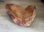 Grote teakhouten schaal, Ophalen, Zo goed als nieuw, Rond, Hout