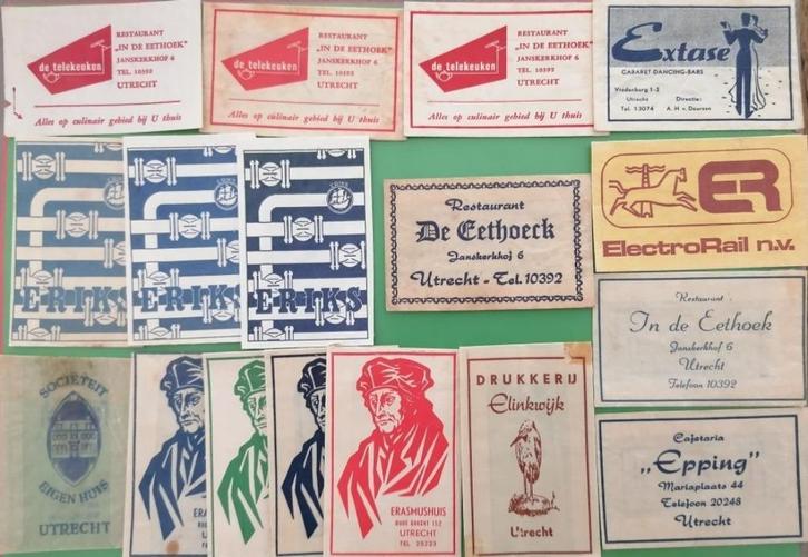 Utrecht gesorteerd op E 121, Verzamelen, Suikerzakjes, Verzenden