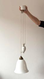 Vintage hanglamp | katrol en contragewicht, Ophalen, Gebruikt, Minder dan 50 cm
