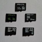 5 x micro sdhc 16GB en 32GB, SD, 32 GB, Ophalen of Verzenden, Zo goed als nieuw