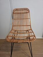 4 rotan stoelen, Huis en Inrichting, Stoelen, Ophalen, Zo goed als nieuw, Bruin