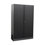 Ahrend Roldeurkast Antraciet Zwart 195 x 120 x 45 B-Keus, Gebruikt, 100 tot 150 cm, Ophalen of Verzenden, Met slot