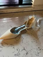 Bruidsschoenen ivoor met parels, maat 41, Schoenen, Nieuw, Ophalen of Verzenden, Wit