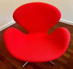 Swan Chair; Arne Jacobsen; Fritz Hansen; Denemarken., Ophalen, Gebruikt, 75 tot 100 cm, Stof