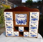 Antiek Delfts Blauw Kruidenrek, Antiek en Kunst, Antiek | Keukenbenodigdheden, Ophalen of Verzenden