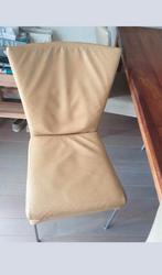 leren eetkamerstoelen, Ophalen, Gebruikt, Leer, Grijs
