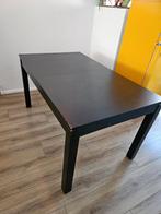 IKEA BJURSTA Eettafel Uitschuifbaar Zwart Hout, Ophalen