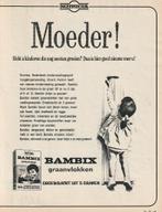 Retro reclame 1966 Nutricia Bambix voor groeiende peuters, Verzamelen, Verzenden, Overige typen