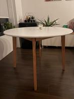 Mooie Tafel met Houten Poten, Huis en Inrichting, Tafels | Eettafels, Ophalen, Gebruikt, 100 tot 150 cm, Rond