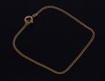 18k gouden gourmet schakel kinder armband meisje jongen