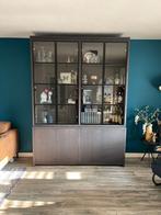 Moderne zwart/grijs buffetkast met duwkliksluiting, Huis en Inrichting, Kasten | Boekenkasten, Ophalen, Met plank(en), 200 cm of meer