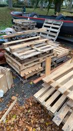Haardhout pallethout brandhout gratis, Tuin en Terras, Haardhout, 3 tot 6 m³, Ophalen