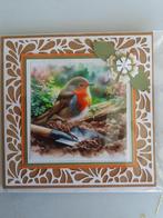 Kaartje met roodborstje no. 989, Hobby en Vrije tijd, Kaarten | Zelfgemaakt, Ophalen of Verzenden, Nieuw, Dieren